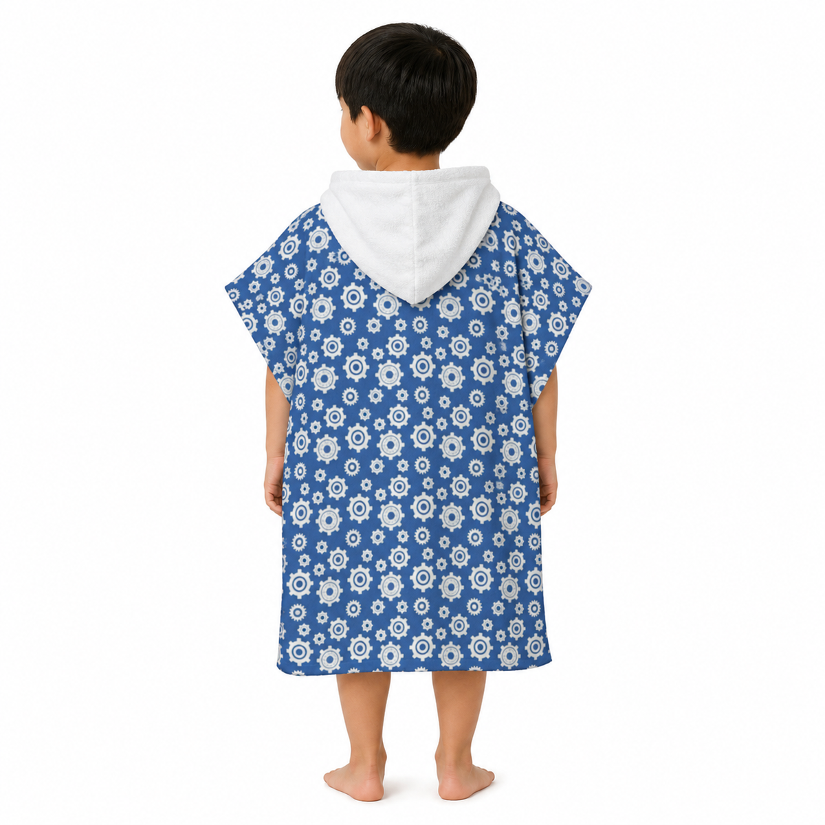 Robots Design Poncho Towel