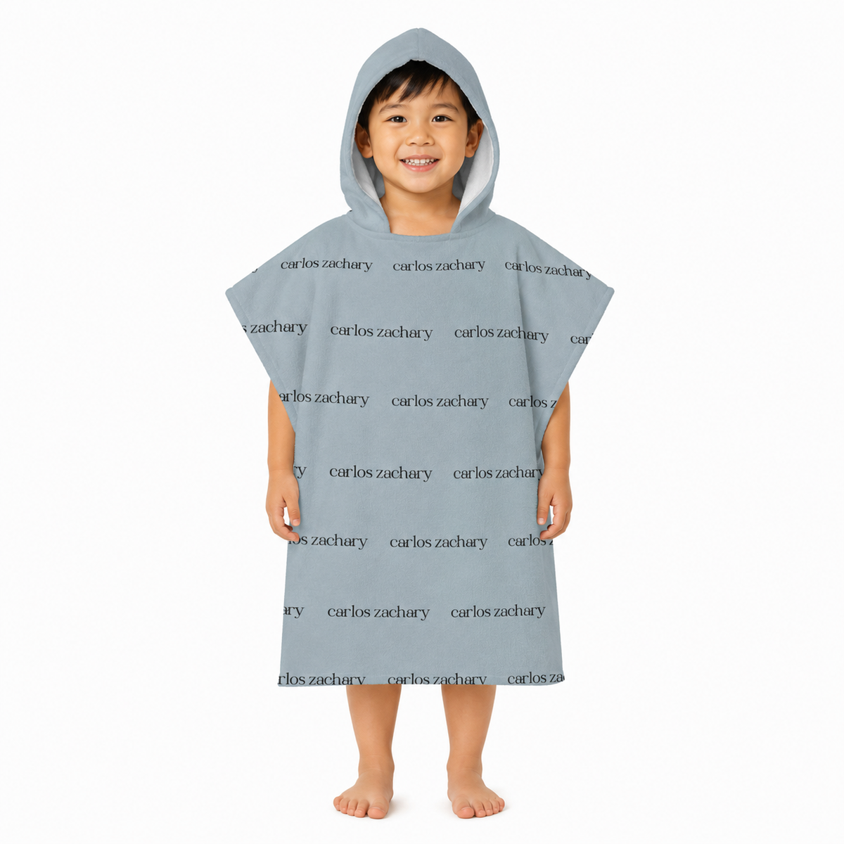 Serene Boys Design Poncho Towel