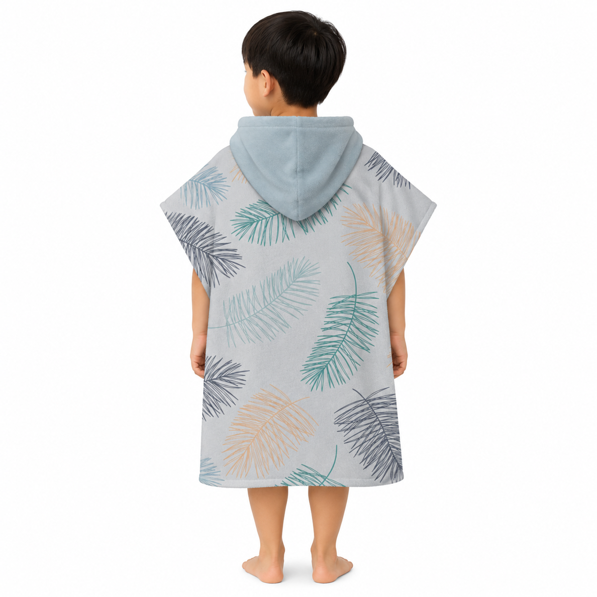 Serene Boys Design Poncho Towel