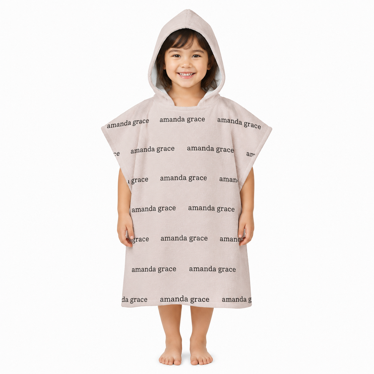 Serene Girls Design Poncho Towel
