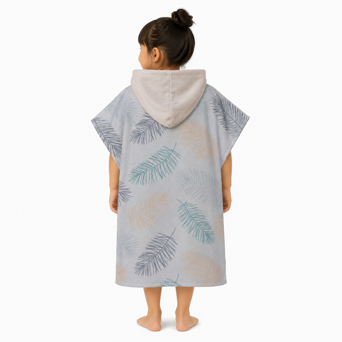 Serene Girls Design Poncho Towel