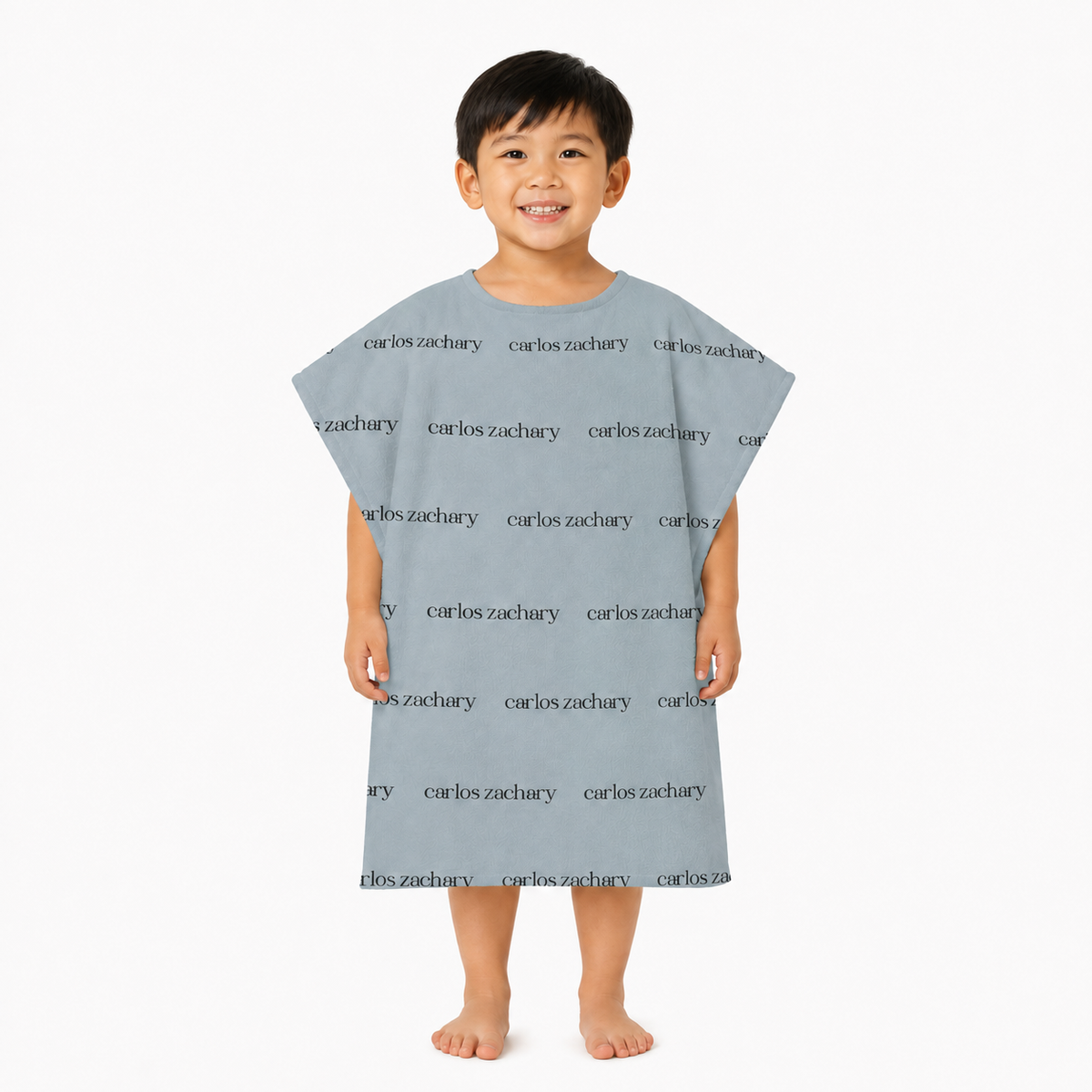 Serene Boys Design Poncho Towel