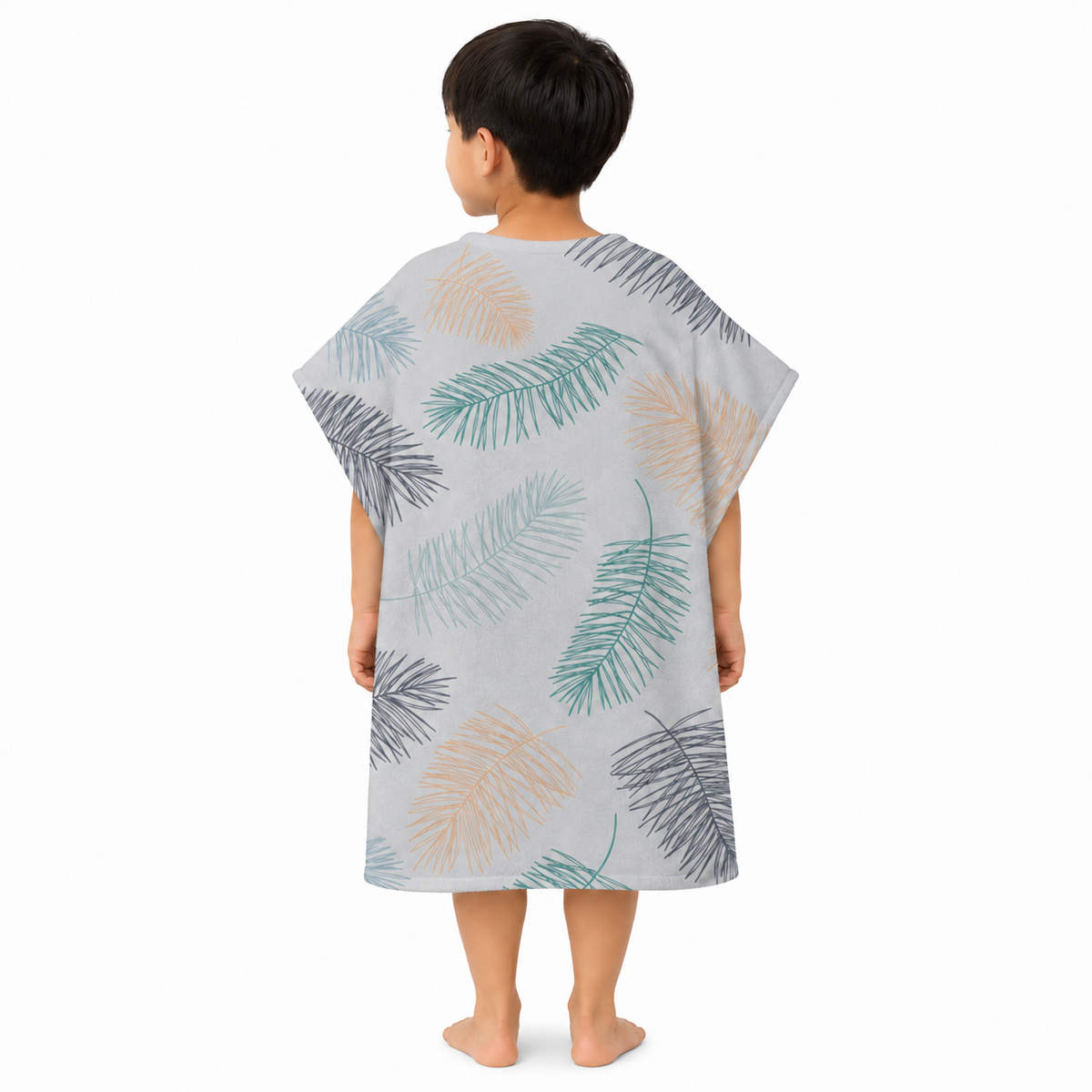 Serene Boys Design Poncho Towel