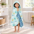 Sea Creatures Boys Hooded Towel
