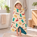 Dinosaur Hooded Towel