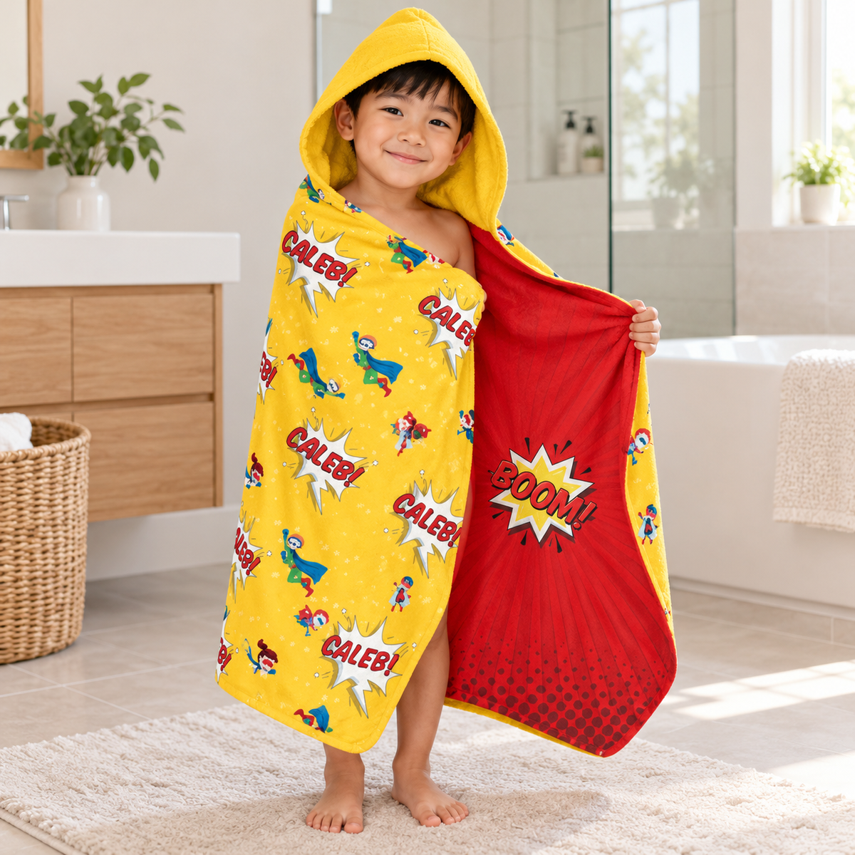 Superhero Hooded Towel