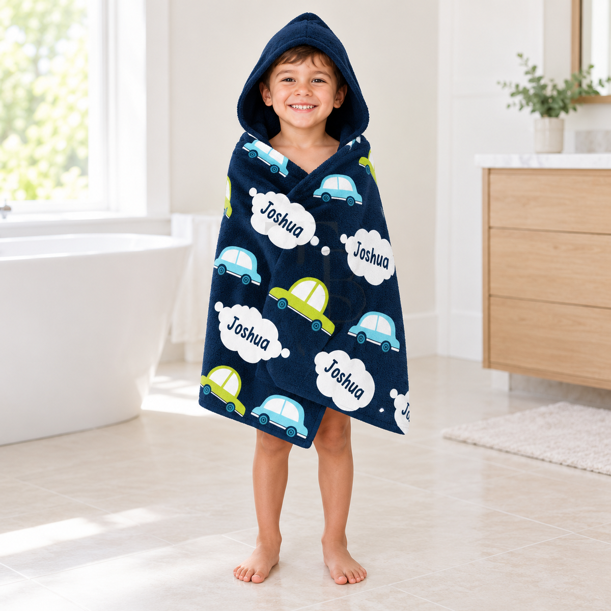 Cars Hooded Towel