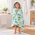 Hot Air Balloon Boys Hooded Towel