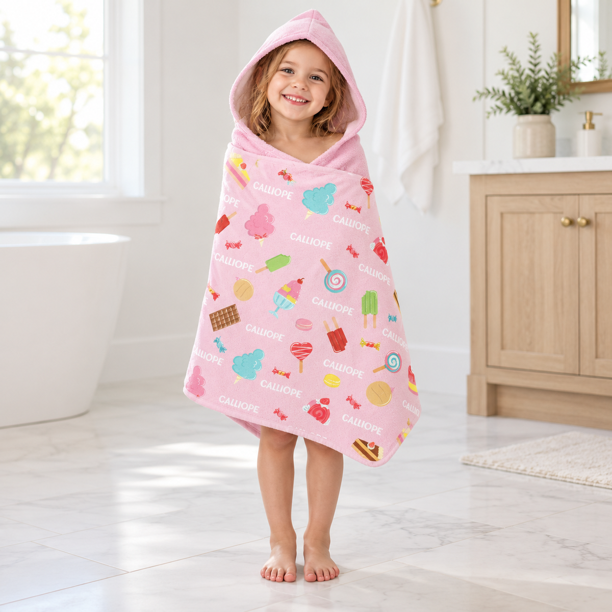 Candyland Hooded Towel