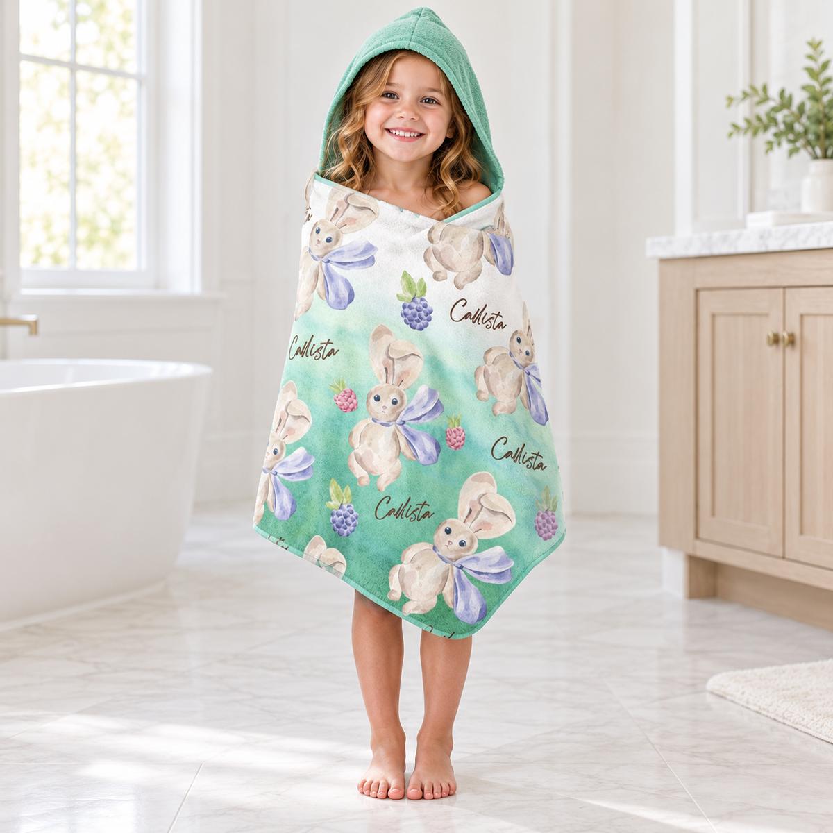 Bunny Hooded Towel