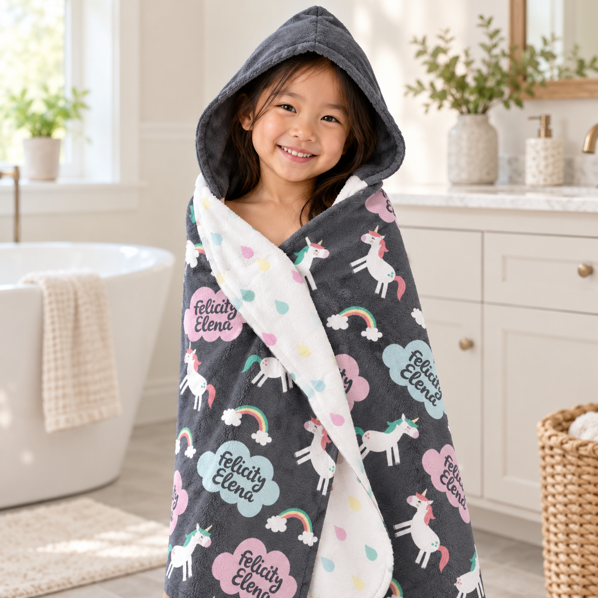 Unicorn Hooded Towel